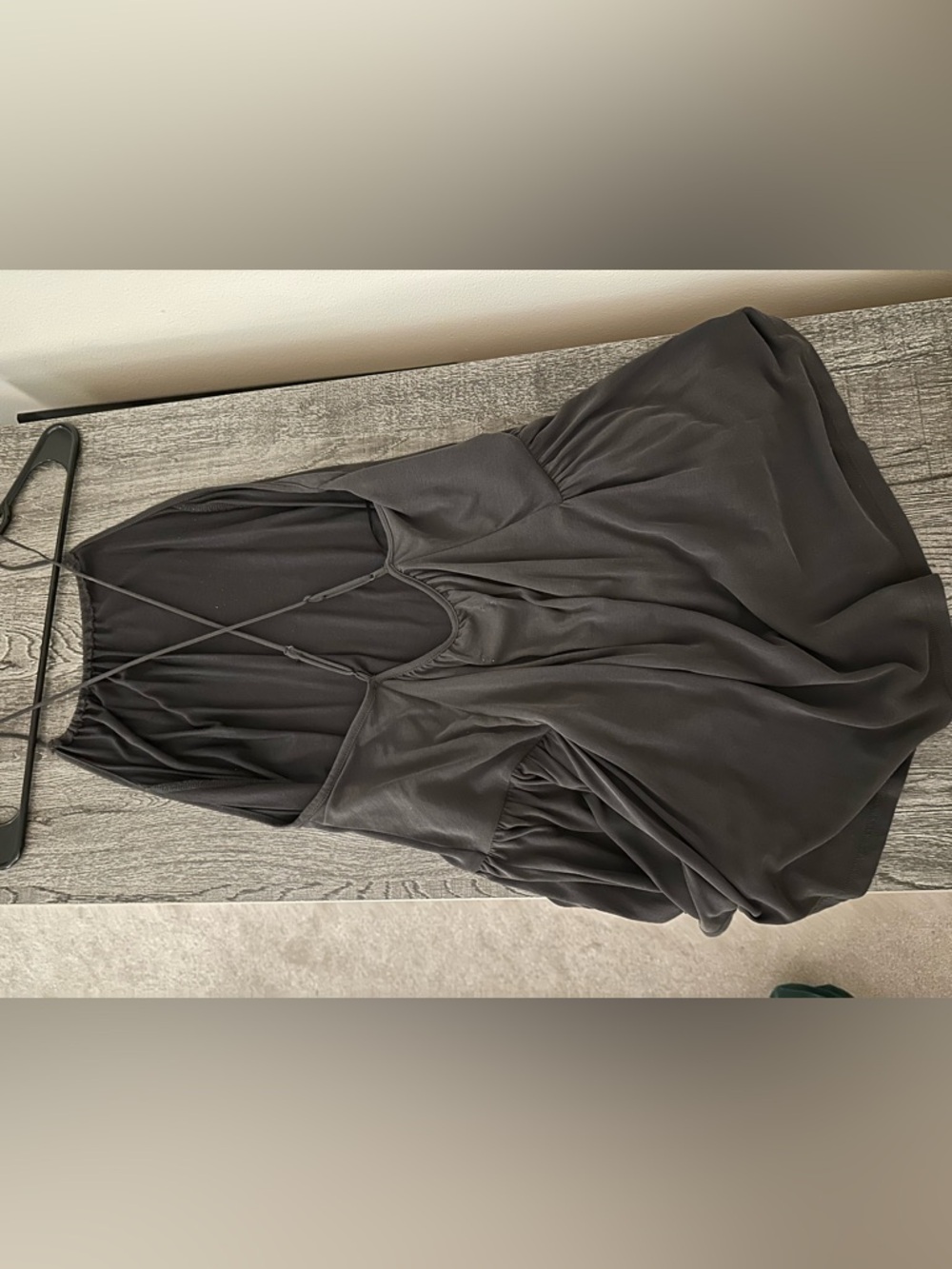 Urban Outfitters Grey Sleeveless Lightweight backless Dress